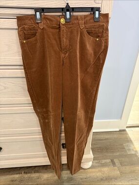 Democracy Tan Corduroy Waistband Trousers. Never worn